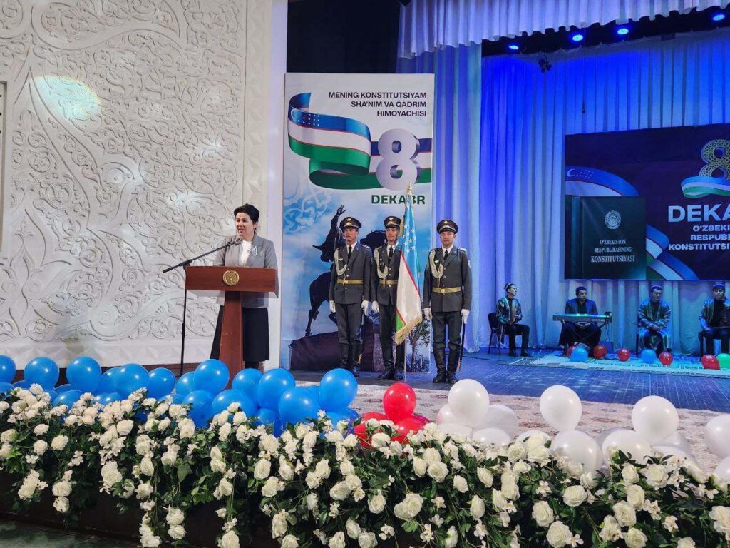 2024 yil 6-dekabr kuni Kattaqo‘rg‘on  shahar Drama teatrida O‘zbekiston Respublikasi Konstitutsiyasi qabul qilinganligining 32 yilligi munosabati bilan tantanali bayram tadbiri bo‘lib o‘tdi. Unda shahar hokimi Gavhar Alimova, sektor rahbarlari, tashkilot va muassasalar, jamoatchilik vakillari, nuroniylar, yoshlar va harbiylar ishtirok etdilar.